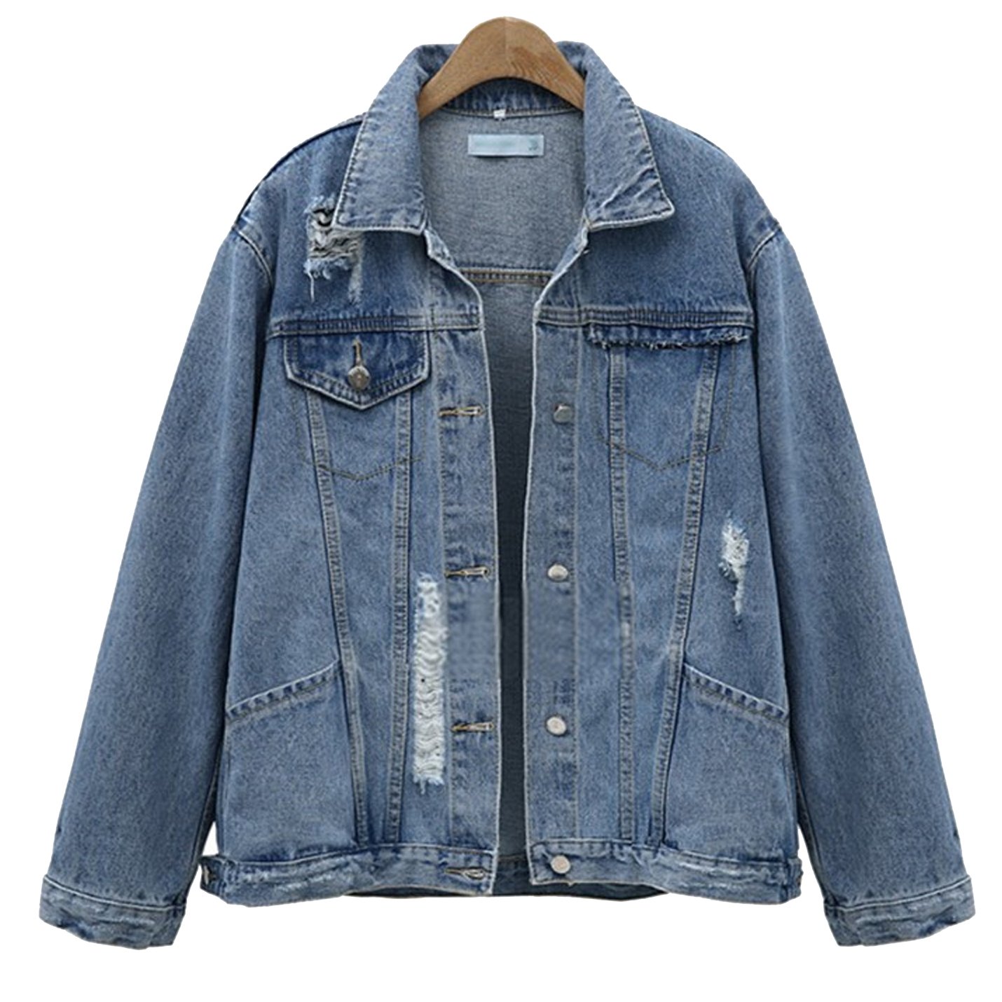 ripped trucker jacket