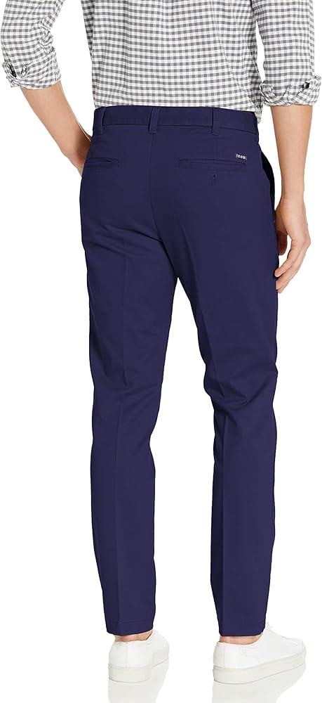 izod flat front chino stretch pants