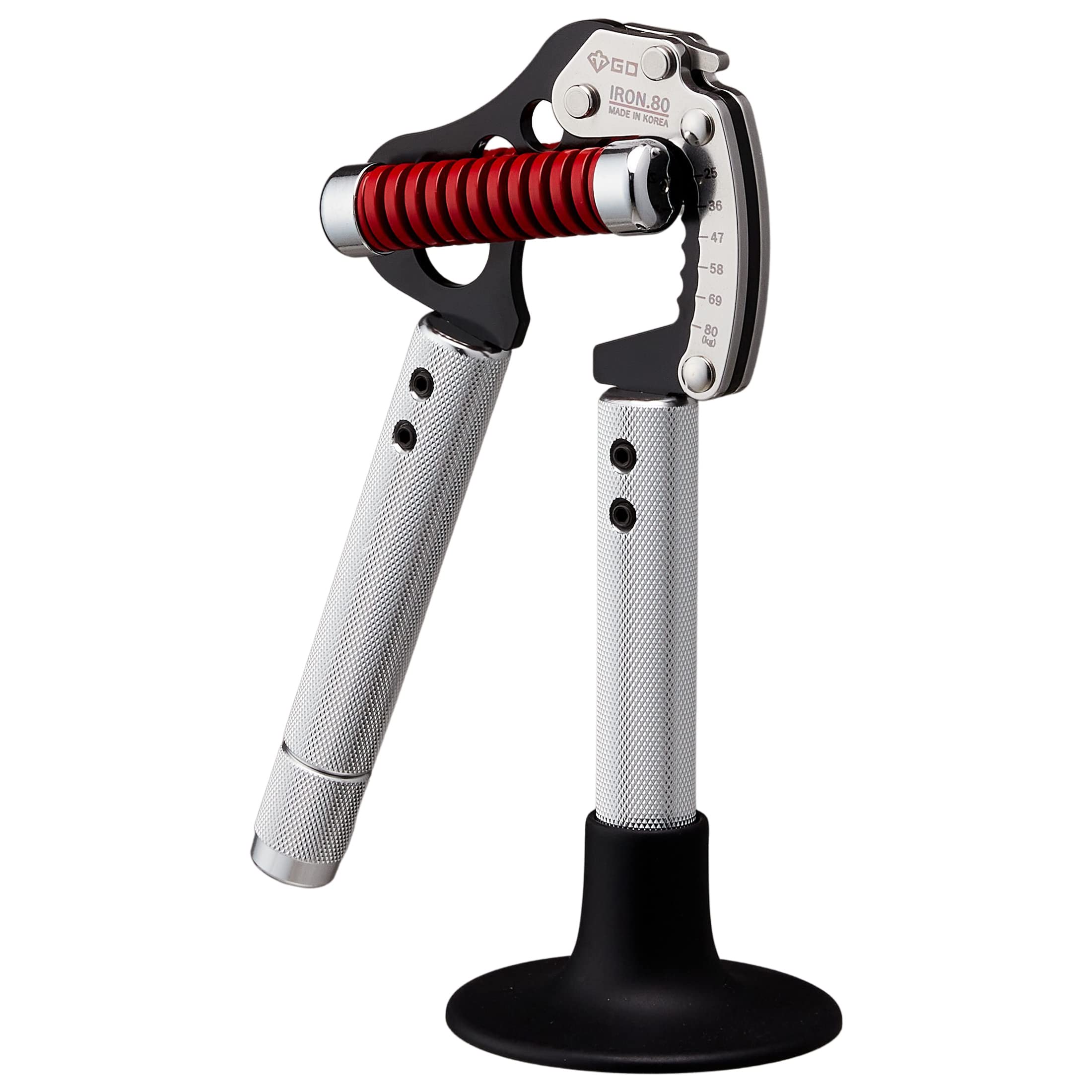 (GD) IRON GRIP EXT 80 ハンドグリップ (25~80kg) 握力トレーニング 負荷調整とグリップ幅調整が可能(日本語)商品画像