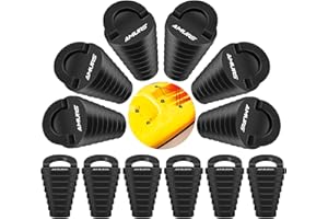 AMURS Small Kayak Scupper Plugs Kits Scupper Plugs Drain Holes Stopper with Silicone Handle Universal Kayak Plugs for sit on top Scupper Plugs for Kayak Canoe Boat (12Pcs)