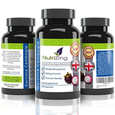 Bestes Garcinia Cambogia Extrakt für Gewichtsverlust ~ 3 Kapseln 1500mg ~ 100% Reine & Natürliche Formel ~ In GB hergestellt 