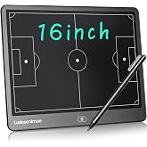 Electronic Soccer Coaching Board - 16 inch LCD Soccer Tactics Board | With Stylus Pen, Soccer Coach Gifts, Training Equipment