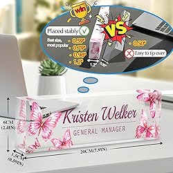 Custom Office Name Plate for Desk - Desk Name Plate