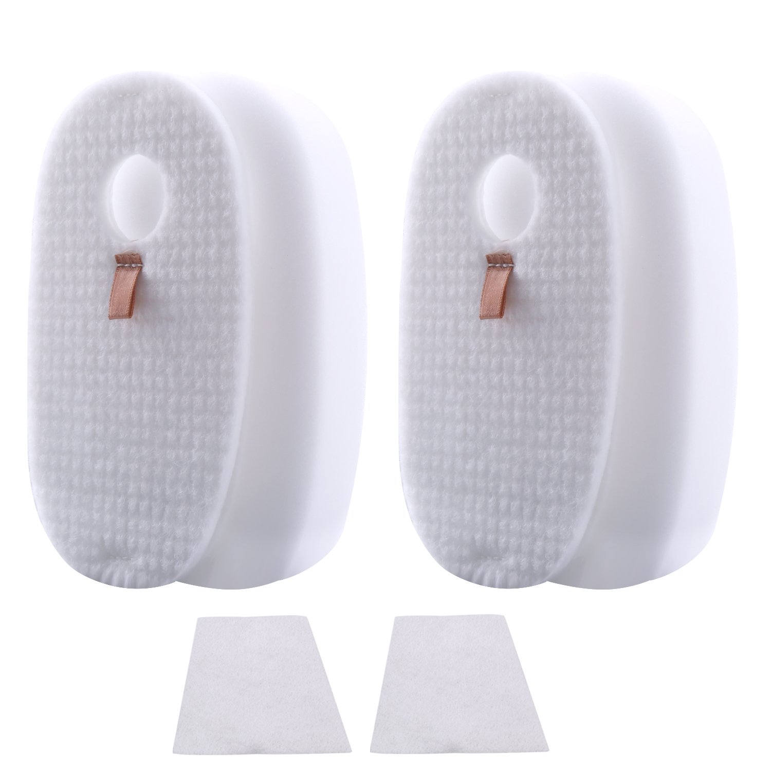 isinlive 2 Pack Shark Rocket Vacuum Compatible Foam & Felt Filter for Shark HV319Q, HV320, HV320W, HV321, HV322, HV324Q, Compare to Part # 1080FTV320 Desinged