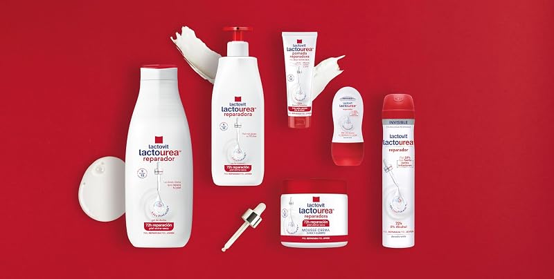 - Mousse Crema Reparadora 72H Lactourea Cuerpo y Cara - 400 ml