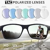 Jim Halo Polarised Sports Sunglasses Black Mirror Orange 61mm Lens 146mm Frame view 5