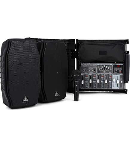 Amazon.com: Behringer EUROPORT PPA2000BT Sistema PA portátil