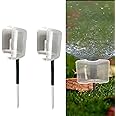 2pc Sprinkler Splash Shield for Lawns, Underground Sprinkler Guard (15in)