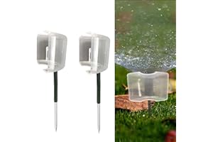 CRHEXPVA 2pc Sprinkler Guards for Lawns,Sprinkler Splash Shield,Sprinkler Splash Guard,Sprinkler Head Protector Guard,Underground Sprinkler Guard(15inch) (Set A)