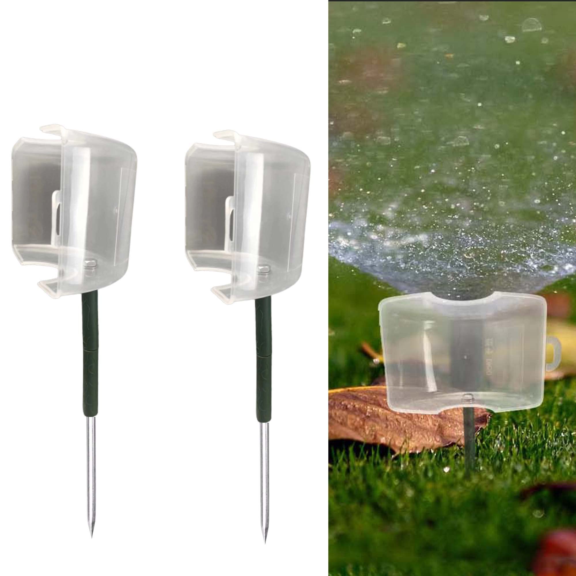 Photo 1 of 2pc Sprinkler Splash Shield for Lawns, Underground Sprinkler Guard (15in)