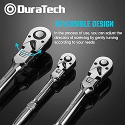 DURATECH 3-Piece Flex-Head Ratchet