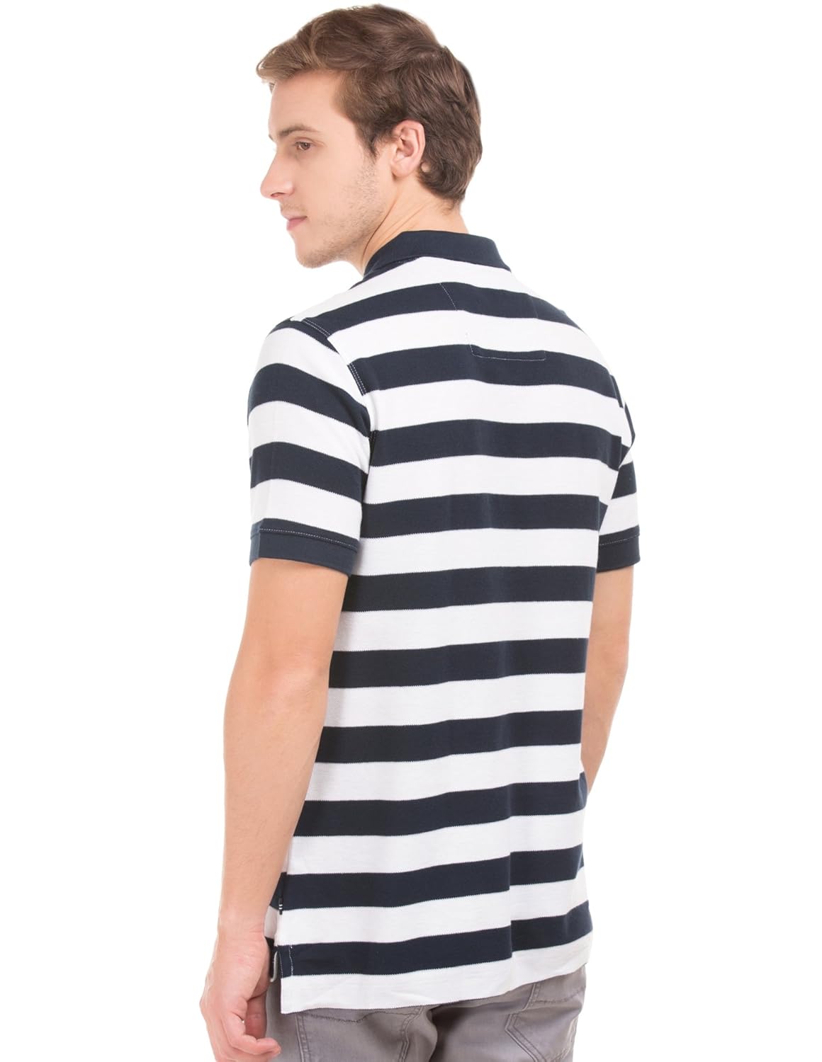 nautica men's striped slim fit t-shirt