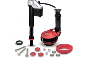 Korky 5010MP Large 3-inch Complete Repair Kit Fixes: Running, Noisy, No/Slow Refill, and No/Weak Flush Toilets, Easy to Insta