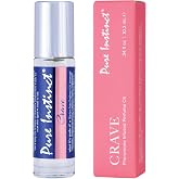 Pure Instinct Roll-On - The Original Pheromone Infused Essential Oil Perfume Cologne - TSA Ready (Crave - Women)