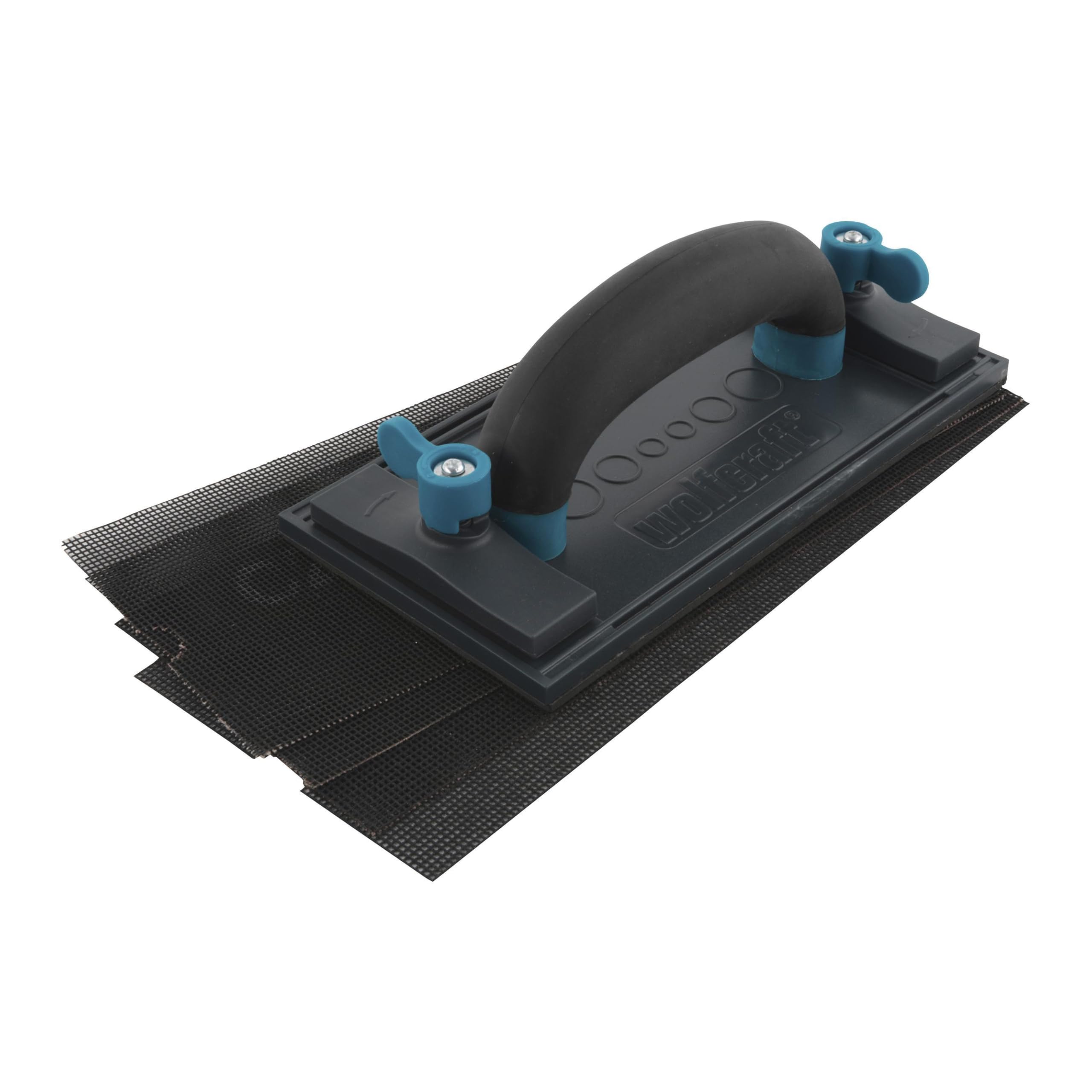 wolfcraft Hand-Held Sander Set, 5 Pcs. I 8722000 I for smoothing transitions