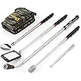 Telescoping Magnetic Pickup Tool Set, Stocking Stuffers, Extendable Magnet Flashlight with Inspection Mirror-Cool Gadgets Gifts Idea & Christmas Gifts for Men, Him, Husband, Handyman, Mechanic