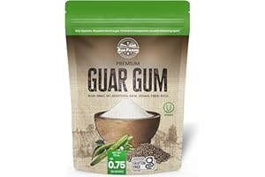 Ava Farms Guar Gum – 12 Oz. – Gluten-Free, Non-GMO, Raw, Vegan, Kosher - Resealable Bag - Natural Thickener for Liquids, Baking, Ice Cream, and Cooking
