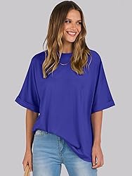 ANRABESS Women's Oversized T Shirts Short Sleeve