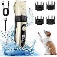 Dog Clipper Cat Shaver, Musclez Professional Thick Long Hair Clipper for Hairy Animals, Low Noise Pets Grooming Trimmer with