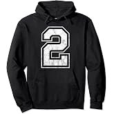 Number 2 Pullover Hoodie
