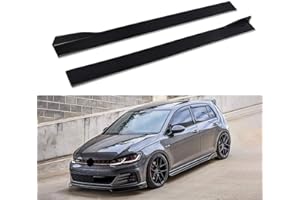 KEEPDSGN 78-3/4" Car Side Skirt Rocker Panel Exterior Splitter Side Wing Universal for Golf Focus Camry Corolla Civic Accord,