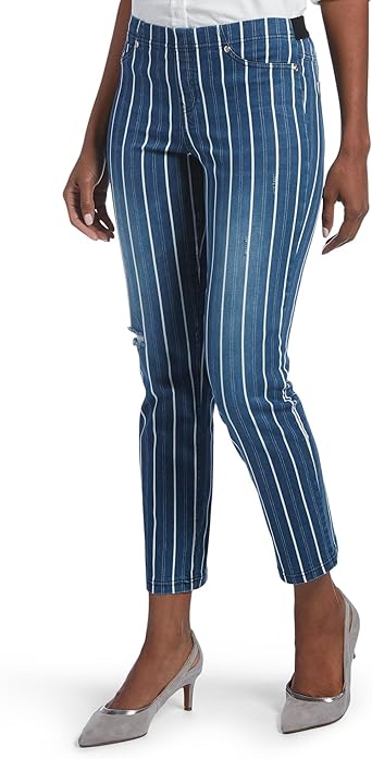 denim cropped leggings