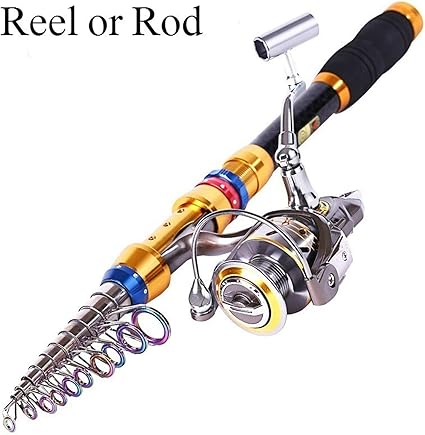 Carbon telescopic fishing rod pole Clearance