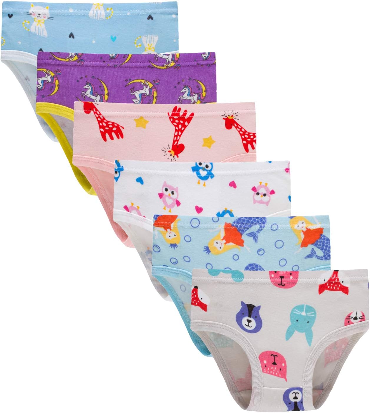 Little Girls Soft Cotton Underwear Bring Cool Breathable Comfort Panties