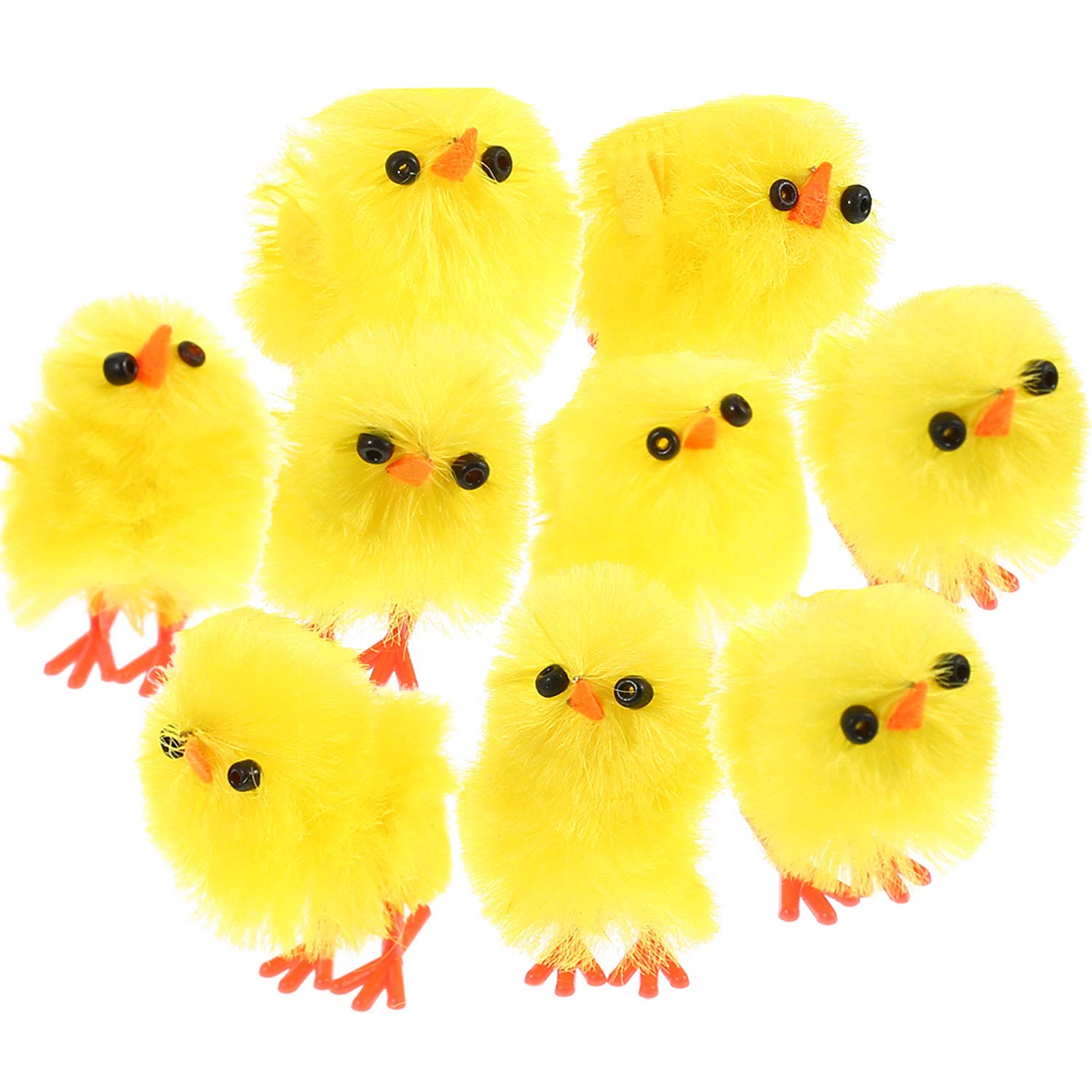 60 Pack Easter Chicks Small Cute Yellow Chicken Easter Egg Party