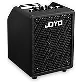 JOYO 30W Bass Amp Portable Combo Amplifier 4" Speaker with Bluetooth 5.1 + OTG Direct Recording | 3-Band EQ + Compressor | Headphone Practice for Bassist Livestream Solo Gigs (Vibe Cube BA-30, Black)