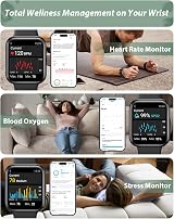 Tensky Smart Watch 1.8” HD Screen Alexa Built-in Bluetooth Calling 120 Sports view 3