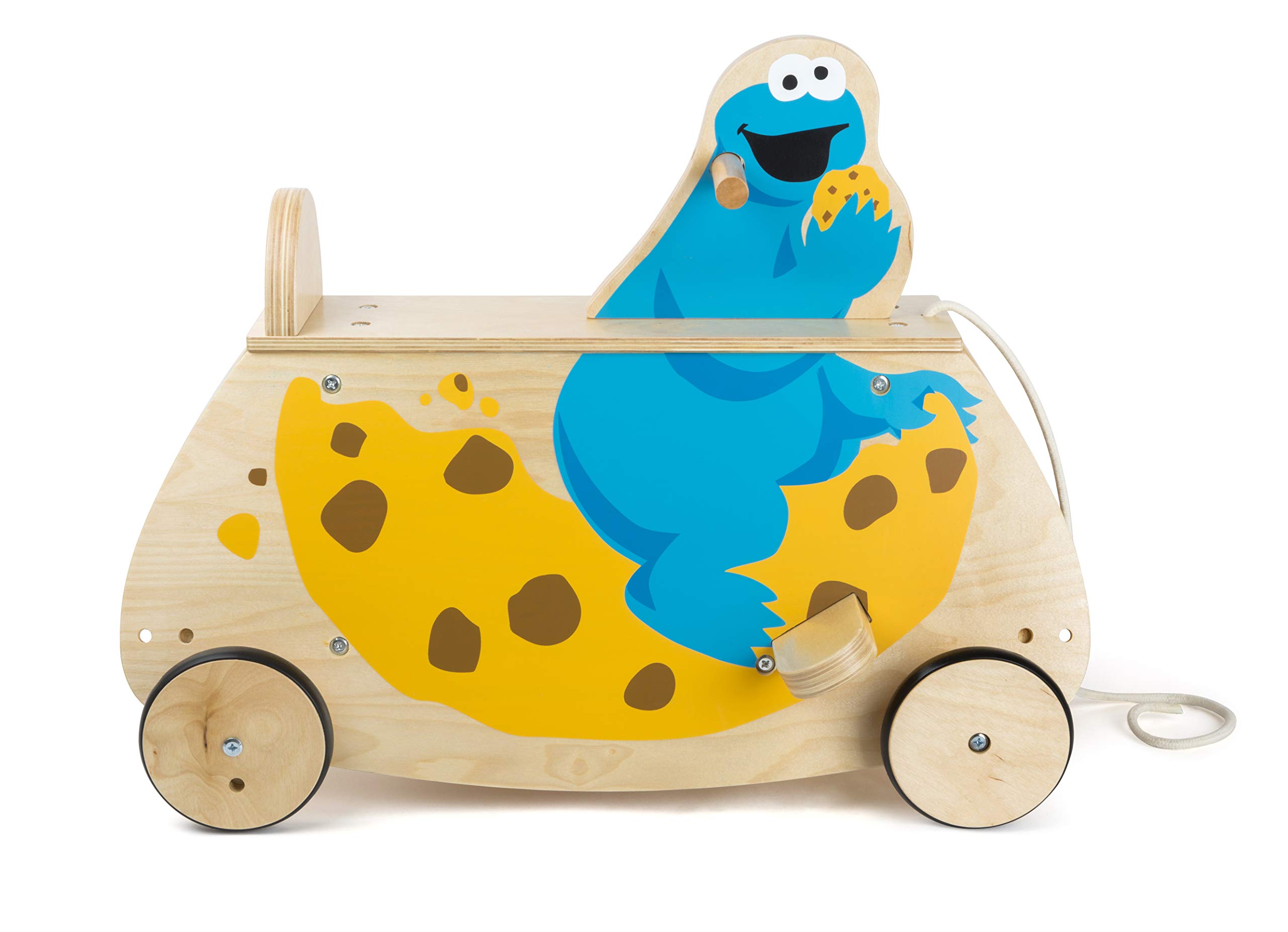 Small Foot SESAME STREET Cookie Swinging See-Saw with Wheels