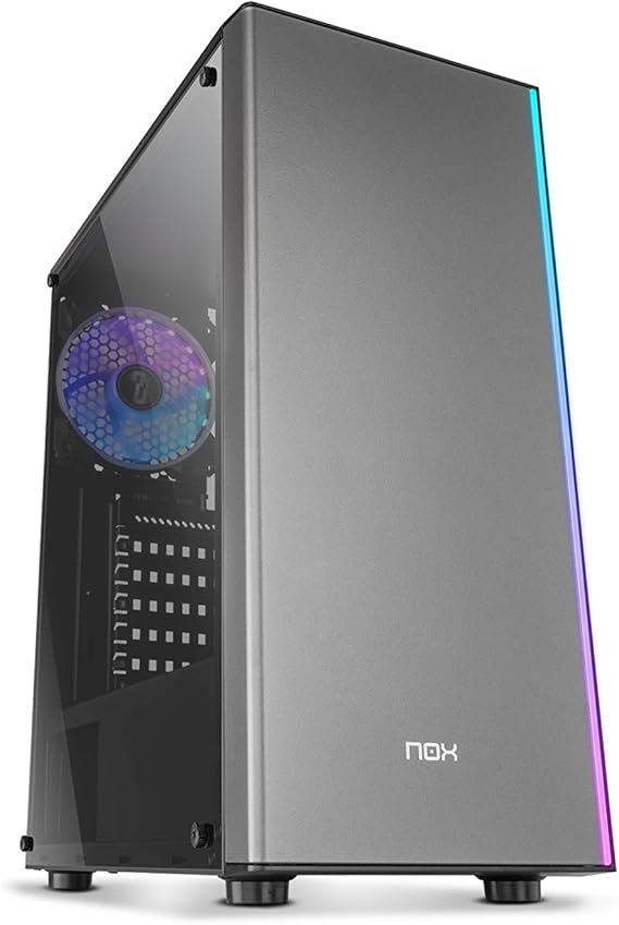 Nox Infinity Omega - NXINFTYOMEGA - Caja PC, ARGB, Color Negro: Nox: Amazon.es: Informática