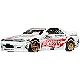 Hot Wheels Premium Car Culture Collectible Toy Car, 1:64 Scale Die-Cast Nissan Skyline GT-R (R32) Pandem, Modern Classics Vehicle with Real Riders Tires