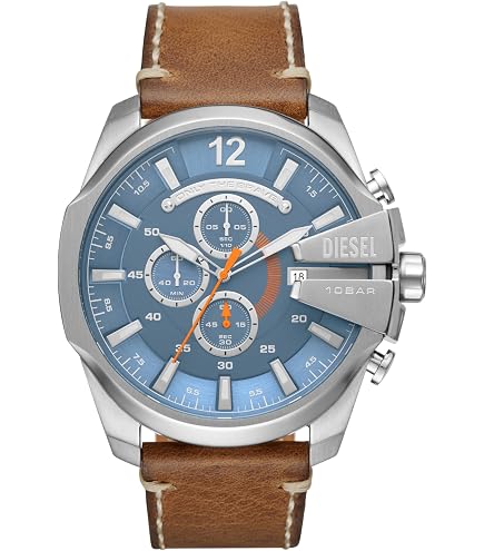 Amazon.com: Diesel Men's Watch, Spiked Chronograph Gunmetal Gray