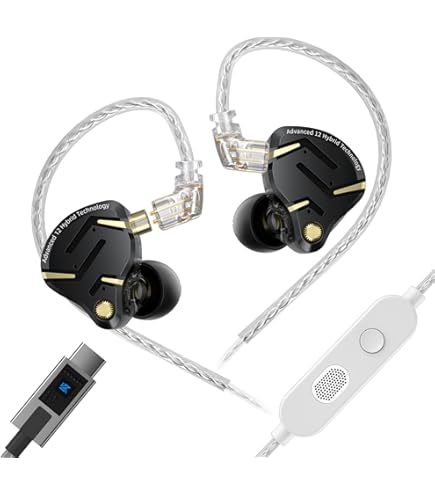 Amazon.com: KZ ZS12 PRO X in Ear Monitor IEM for Gaming Headphones