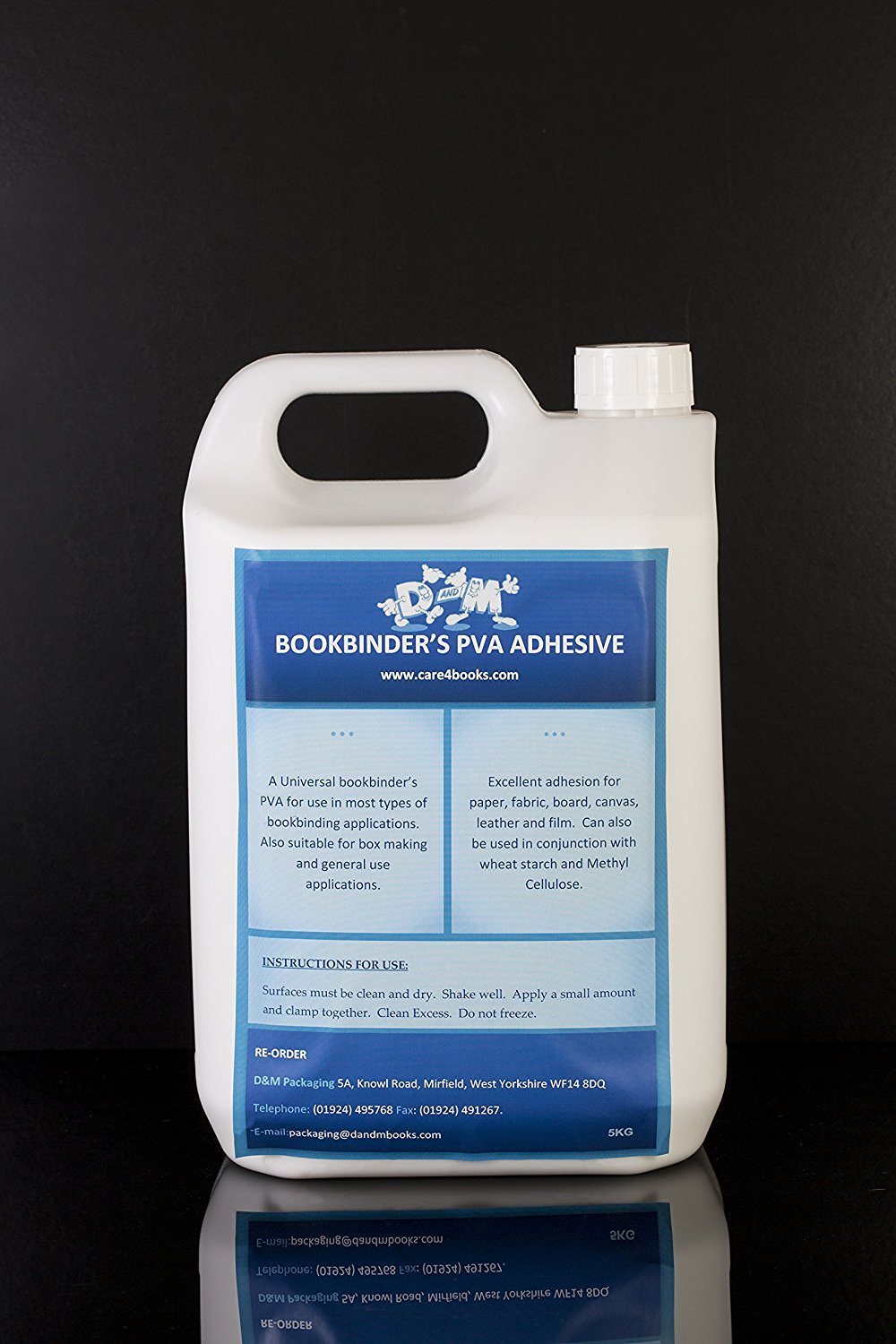 Bookbinders Pva Adhesive 5kg Bottle Of Bookbinding Glue Amazon In Home Kitchen