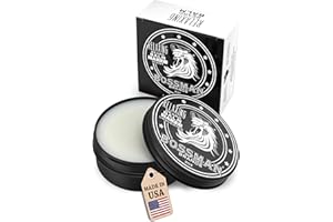 Bossman Relaxing Beard Balm for Men (Naked - Unscented) – Tames, Relaxes, Thickens & Softens for Ultimate Beard Care – Made in USA