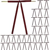 30 Pieces Burgundy Christmas Twist Tie Bows for Gift Wrapping, Premade 5x7 Inches Velvet Gift Bows for DIY Crafts, Treat Bags, Cake Pops, Wreath Garland, Tree, Champagne Bottle, Christmas Decorations