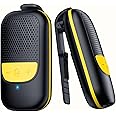 Temdan Wearable Bluetooth Speaker, Clip-On Portable Speaker with Built-in Mics for Hands-Free Music and Calls, Up to 10 Hours Battery Life,Mini Outdoor Waterproof Speaker Gifts for Women/Men - Black