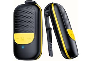 Temdan Wearable Bluetooth Speaker, Clip-On Portable Speaker with Built-in Mics for Hands-Free Music and Calls, Up to 10 Hours Battery Life,Waterproof Outdoor Speaker for Working, Hiking, Running