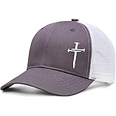 Christian Jesus Cross Hat - Faith Hats for Men Women - Religious Gifts for Thanksgiving Christmas