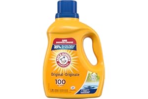 Arm & Hammer Liquid Laundry Detergent, Super Concentrated, Clean Fresh Scent, 100 Loads, 2.96-L