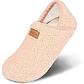 FHILEPON House Slippers for Women Soft-Lightweight House Shoes Men’s Furry Slippers Socks with Rubber Sole for Indoor Outdoor Use