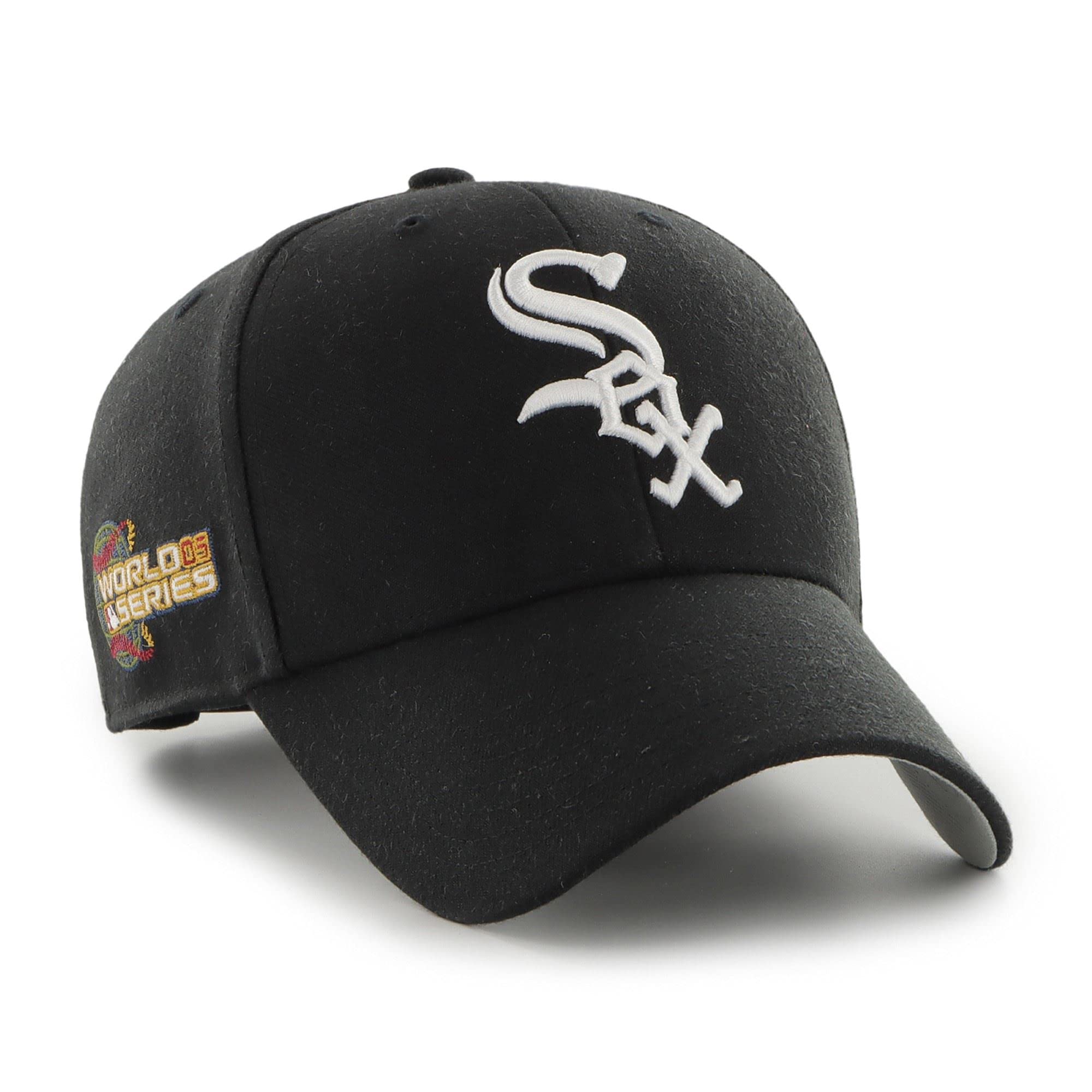 47 Chicago White Sox Black MLB Sure Shot Most Value P. Snapback Cap - One-Size