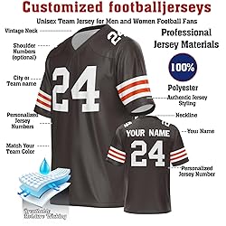 Custom Football Jersey Personalized Rugby