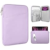 TiMOVO 13 Inch Tablet Sleeve with Pocket for iPad Air 13" M3 2025, iPad Pro 13", iPad Pro 12.9", Galaxy Tab S9 Plus/S10+/S10 Plus/S9 FE+/S9 FE Plus 12.4", Remarkable Paper Pro 11.8", Purple Lavender