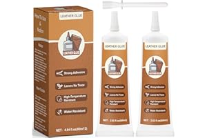INNOVAYOU Leather Glue 120ml, Leather Glue Adhesive Instant Bonding Permanent Clear Soft Strong Waterproof, Suitable for Sofa