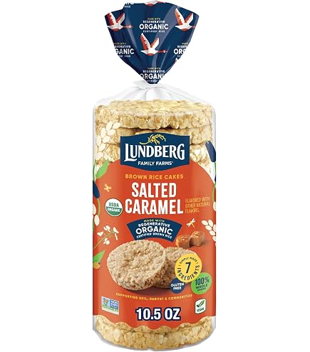 Snack A Jacks Rice Cakes – Chocolate 180g + Jumbo Caramel 159g 2-Pack