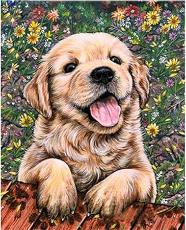 cute puppy paintings